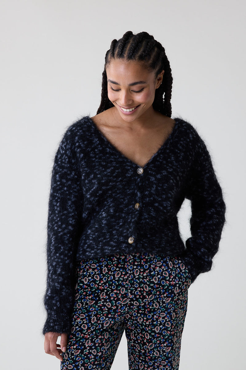 Marta Leopard Cardigan