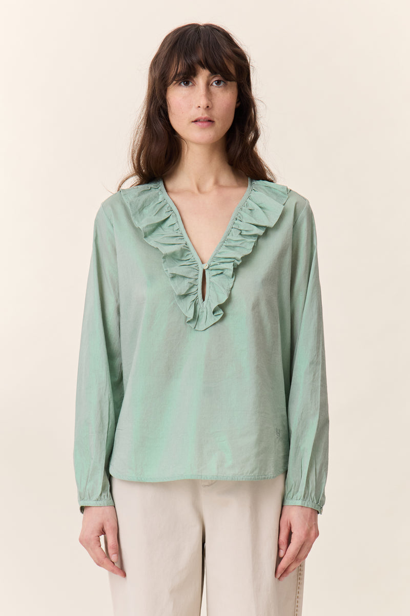 Blusa de lámina de casta