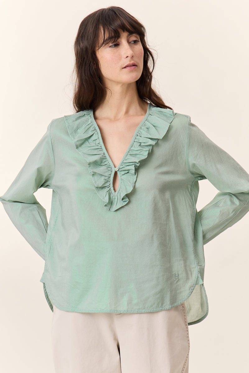 Blusa de lámina de casta