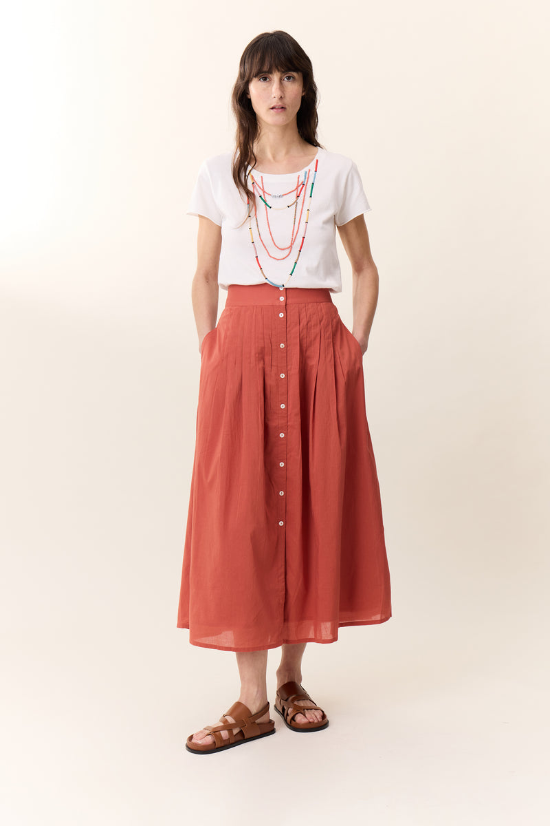 Joni Pleat Skirt